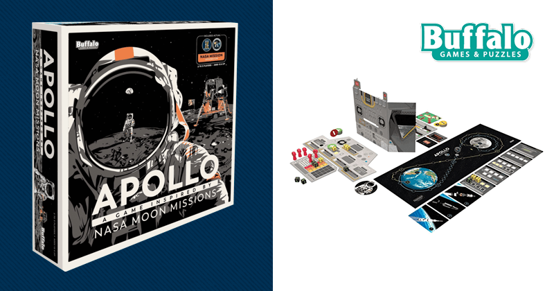 Apollo game box and board game