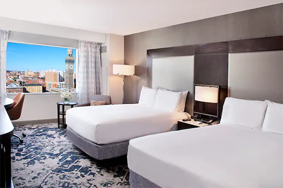 Hilton Baltimore double rooms