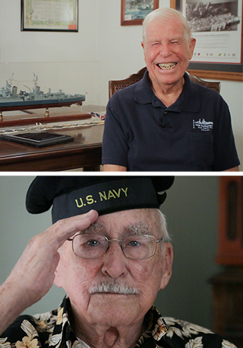 Seaman Lyle Umenhoffer and George Keene