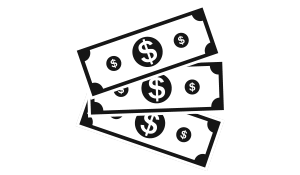 Illustration of dollar bills