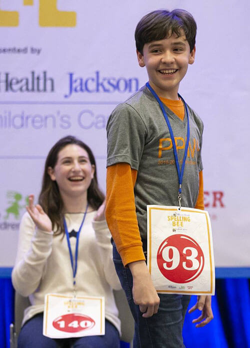 Rodrigo won first place at the Miami Herald Spelling Bee.