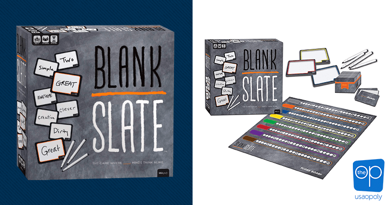 Blank Slate game box and board game