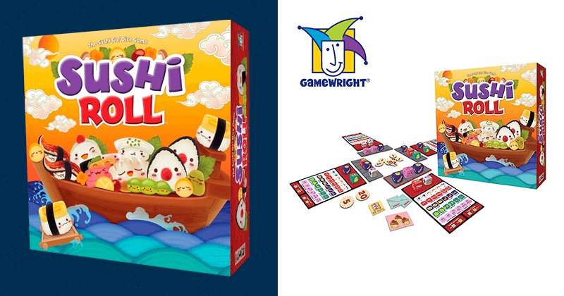 Sushi Roll game box and board game