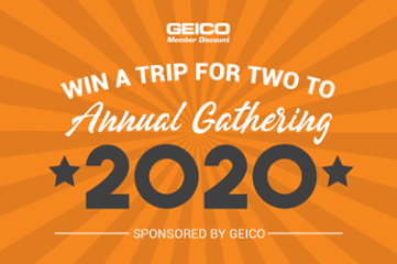 Win a Trip for Two to Annual Gathering 2020, Sponsored by GEICO