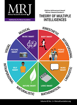 Mensa Research Journal Vol. 49, No. 1 cover