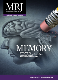 Mensa Research Journal issue 50-2