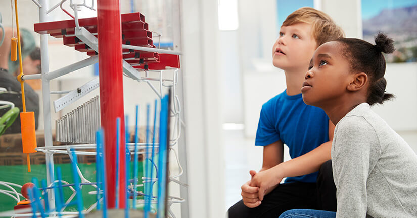 An image of children at a science museum