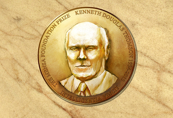 Mensa Foundation Prize medal