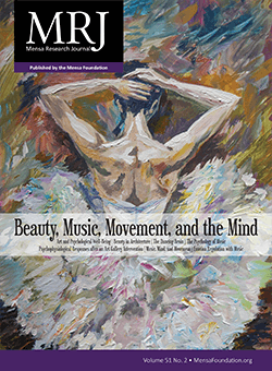 Mensa Research Journal Vol. 51, No. 2 cover