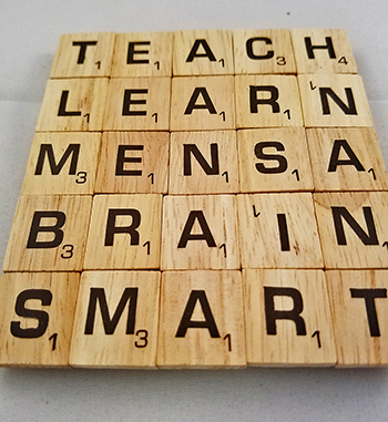 Scrabble coaster example