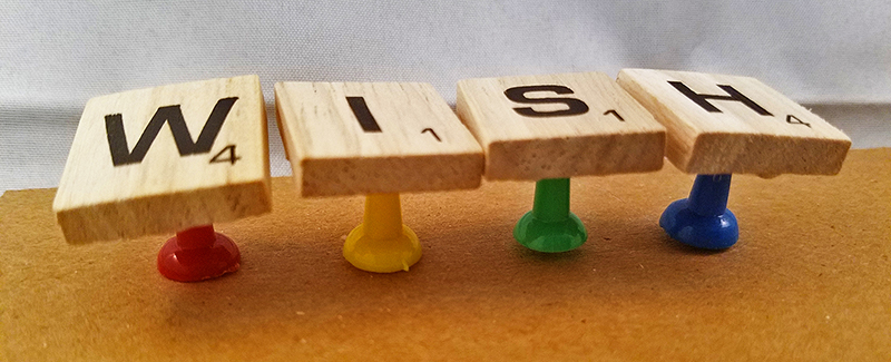 Scrabble pushpin example