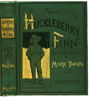 Huckleberry Finn book cover