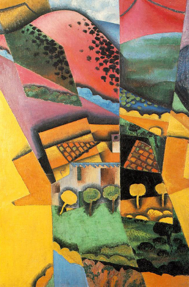 Landscape at Ceret, Juan Gris