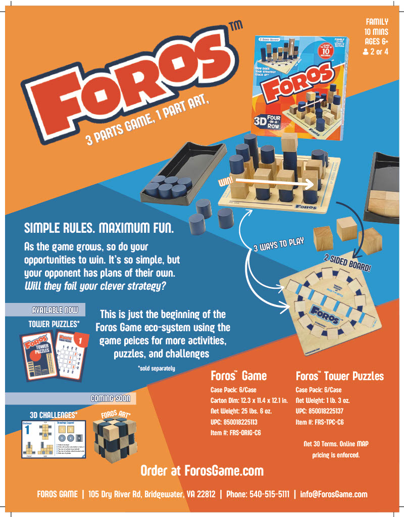 FOROS 3D Four-in-a-Row